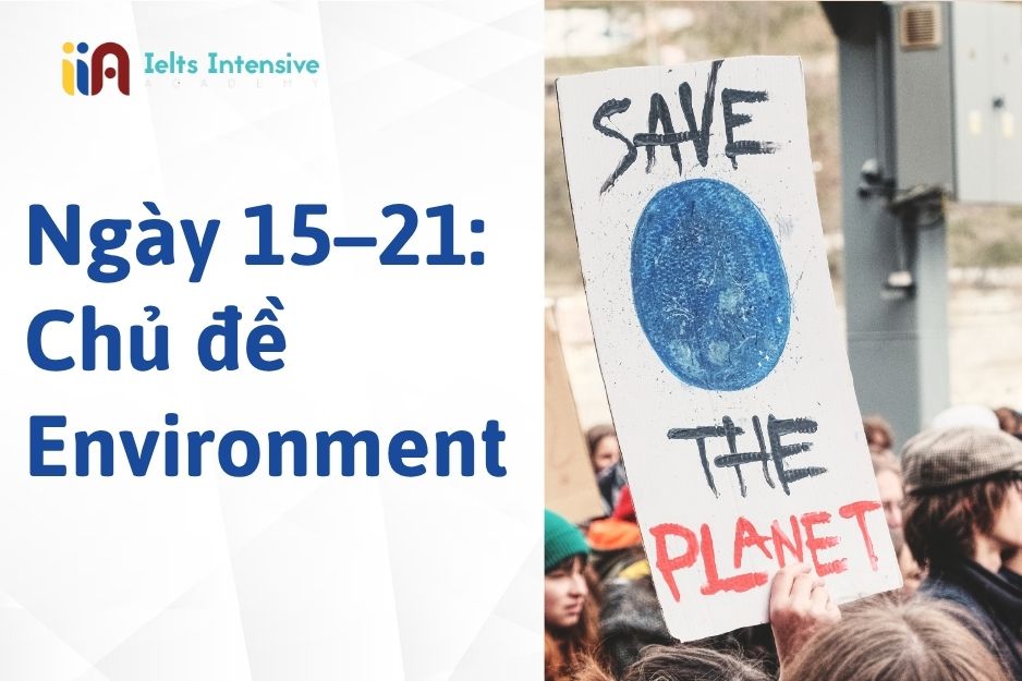 Luyện nghe IELTS theo chù đề Enviroment