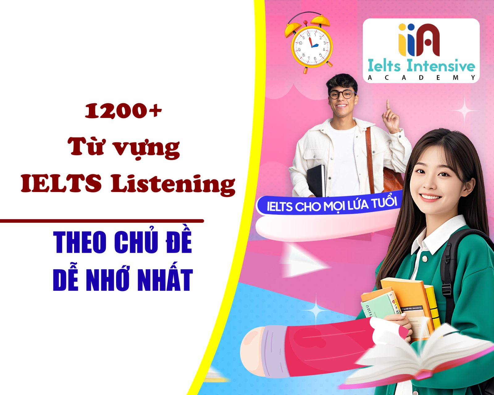 1200+ Từ vựng IELTS Listening theo chủ đề dễ nhớ nhất