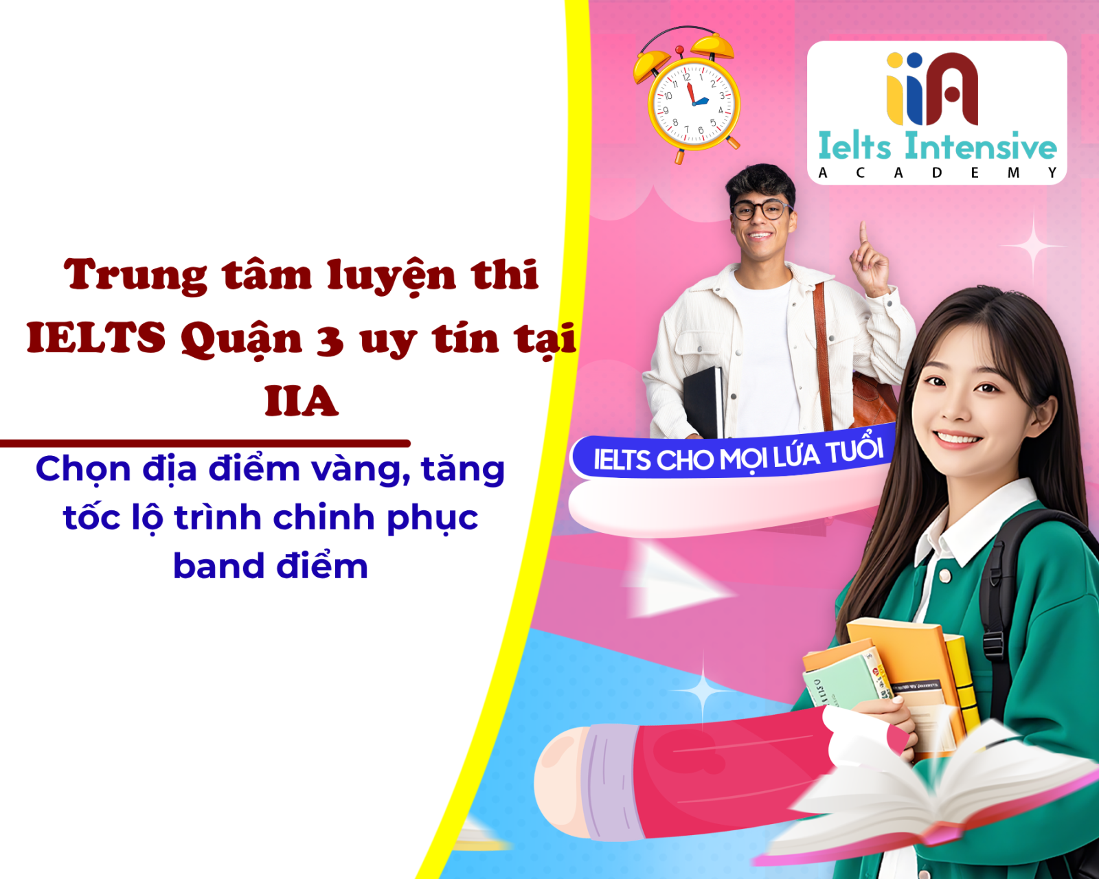 Trung tâm luyện thi IELTS Quận 3 uy tín tại IIA