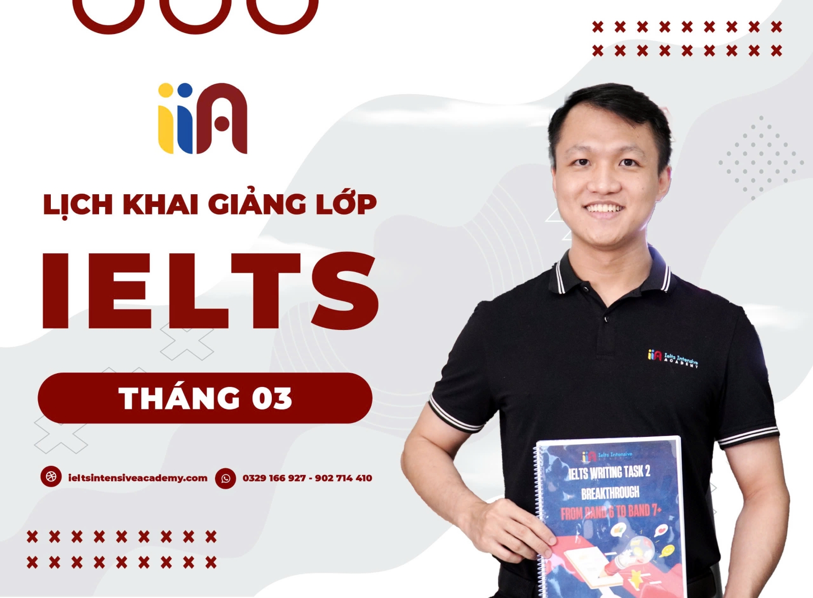 LỊCH KHAI GIẢNG THÁNG 3 | ĐĂNG KÝ NGAY ĐỂ NHẬN “YÊU THƯƠNG” TỪ IIA 